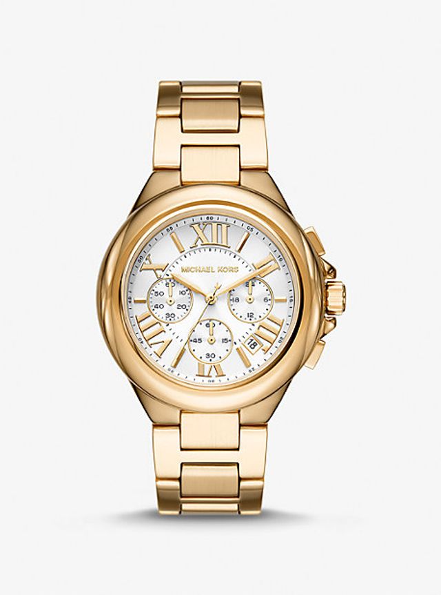 Michael Kors Oversized Camille Gold-Tone Watch | Shop Midtown