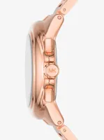 Montre Camille surdimensionnée de ton or rose