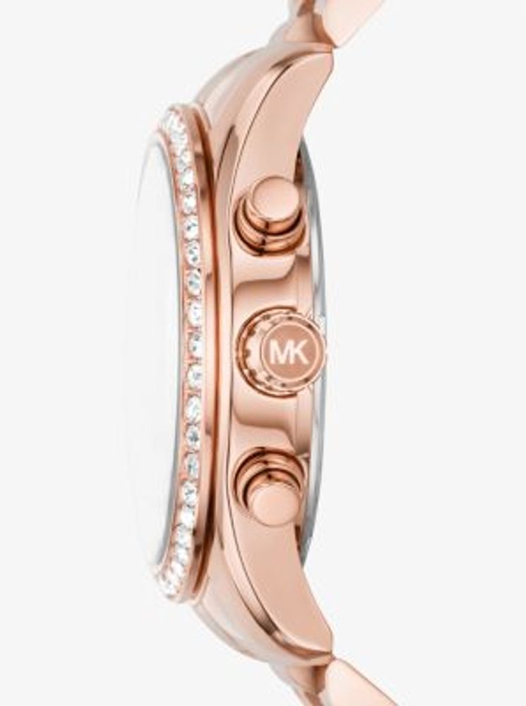 Michael Kors Ladies Lexington Rose Goldtone Stainless Steel Watch MK6799  Michael  Kors watch  796483486492  Fash Brands