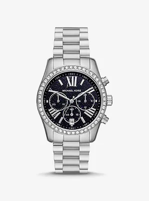 Lexington Pavé Silver-Tone Watch