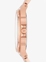 Mini Lennox Pavé Rose Gold-Tone Watch