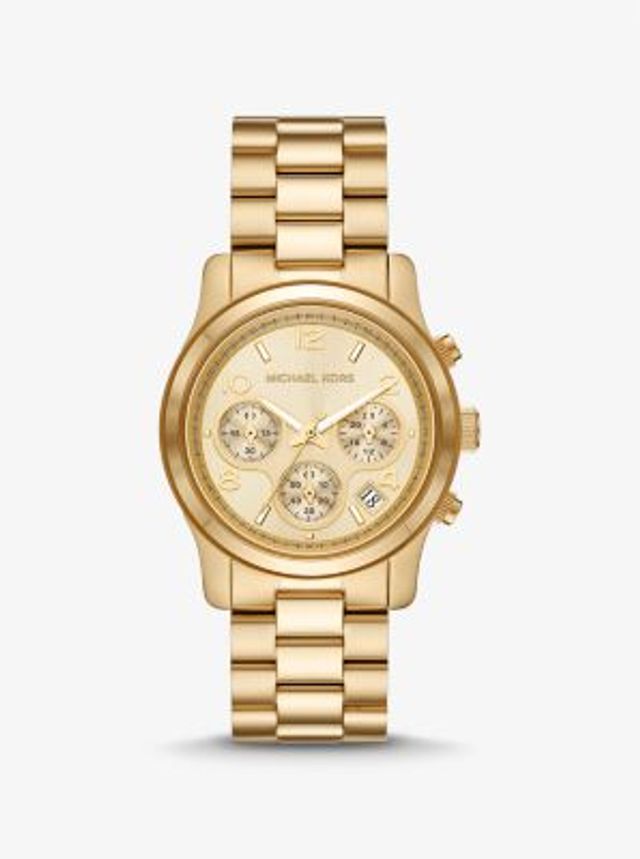 Slim Runway Gold-Tone Watch