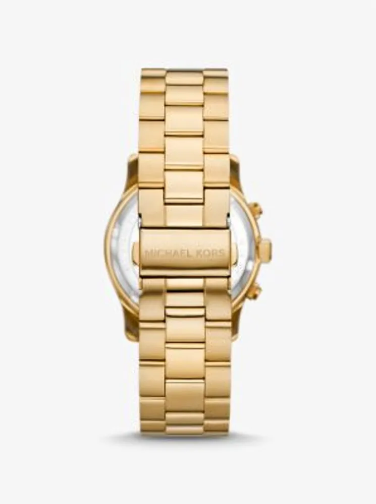 Slim Runway Gold-Tone Watch