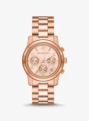 Slim Runway Rose Gold-Tone Watch