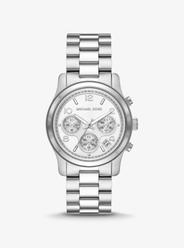 Slim Runway Silver-Tone Watch