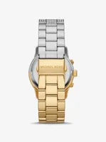 Slim Runway Pavé Two-Tone Watch