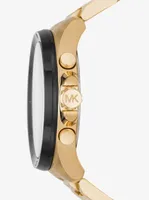 Oversized Brecken Gold-Tone Watch