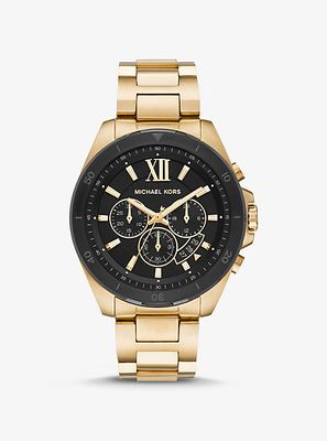 Oversized Brecken Gold-Tone Watch