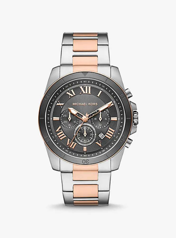 Oversized Alek Two-Tone Watch