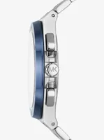 Montre Lennox surdimensionnée argentée
