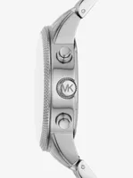 Oversized Hutton Silver-Tone Watch