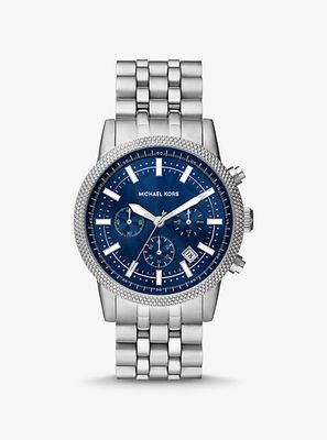 Oversized Hutton Silver-Tone Watch
