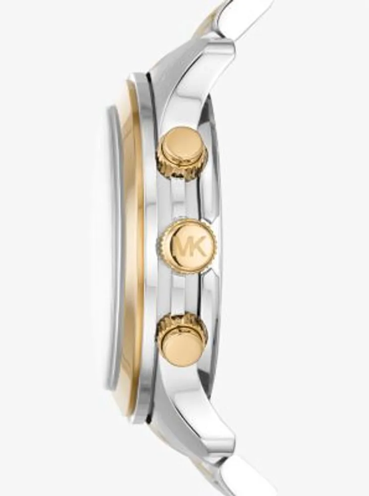 Oversized Slim Runway Two-Tone Watch