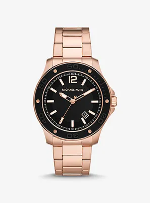 Oversized Nolan Rose Gold-Tone Watch