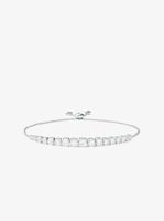 Sterling Silver Tennis Slider Bracelet