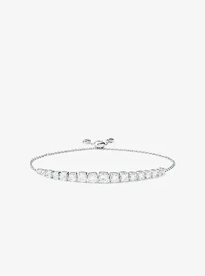 Bracelet rivière coulissant en argent sterling