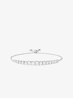 Sterling Silver Tennis Slider Bracelet