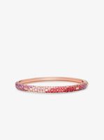 14K Rose Gold-Plated Sterling Silver Ombré Pavé Bangle