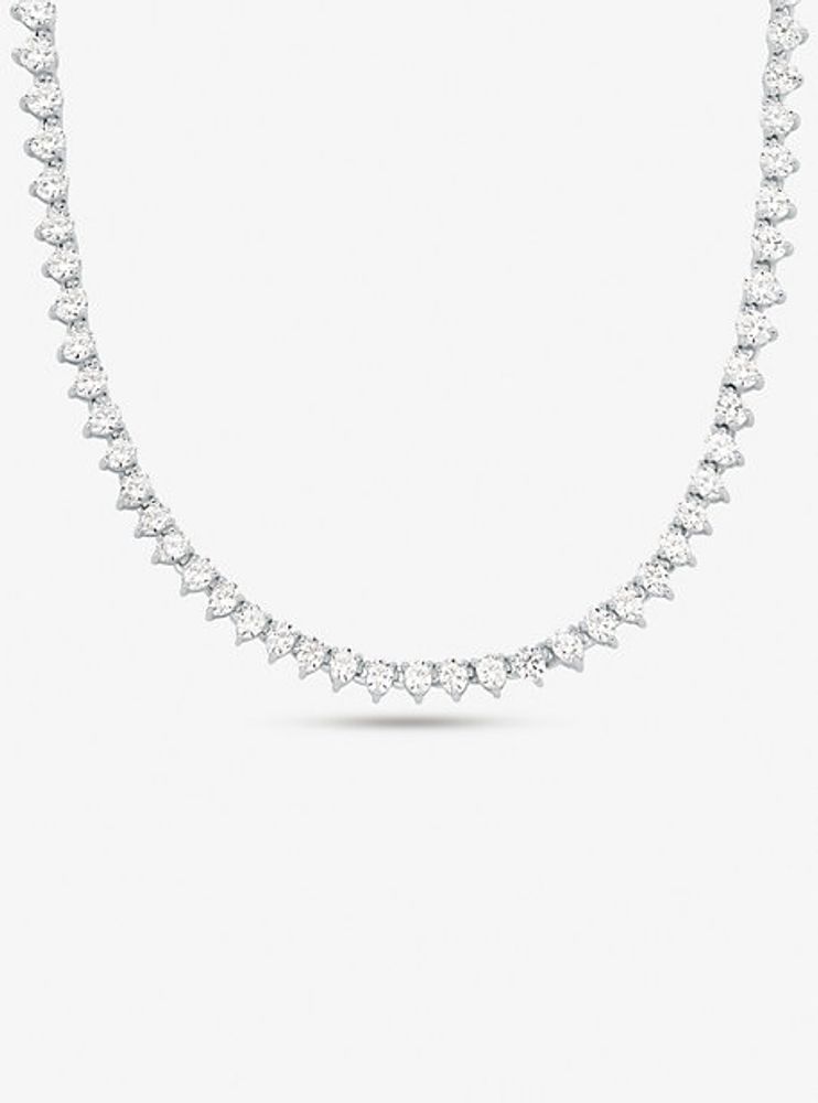 Michael Kors Premium Silver Necklace  0124864  Beaverbrooks the Jewellers