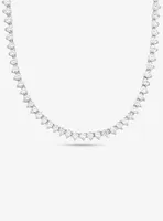 Sterling Silver Crystal Necklace