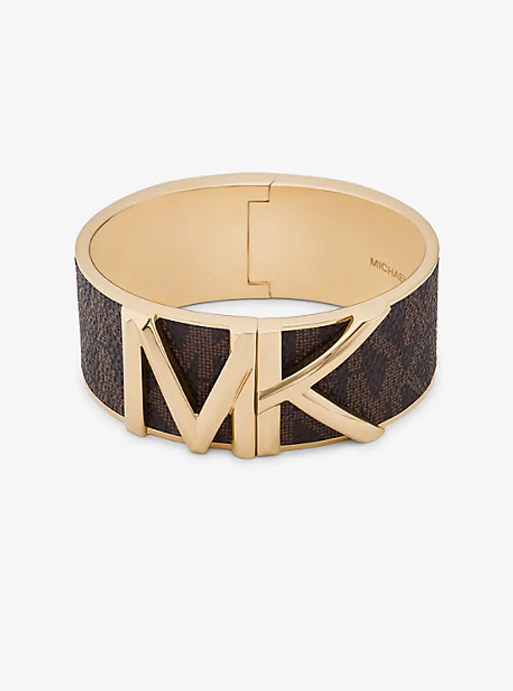 Fulton Gold-Tone Logo Bangle