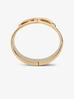 Fulton Gold-Tone Logo Bangle