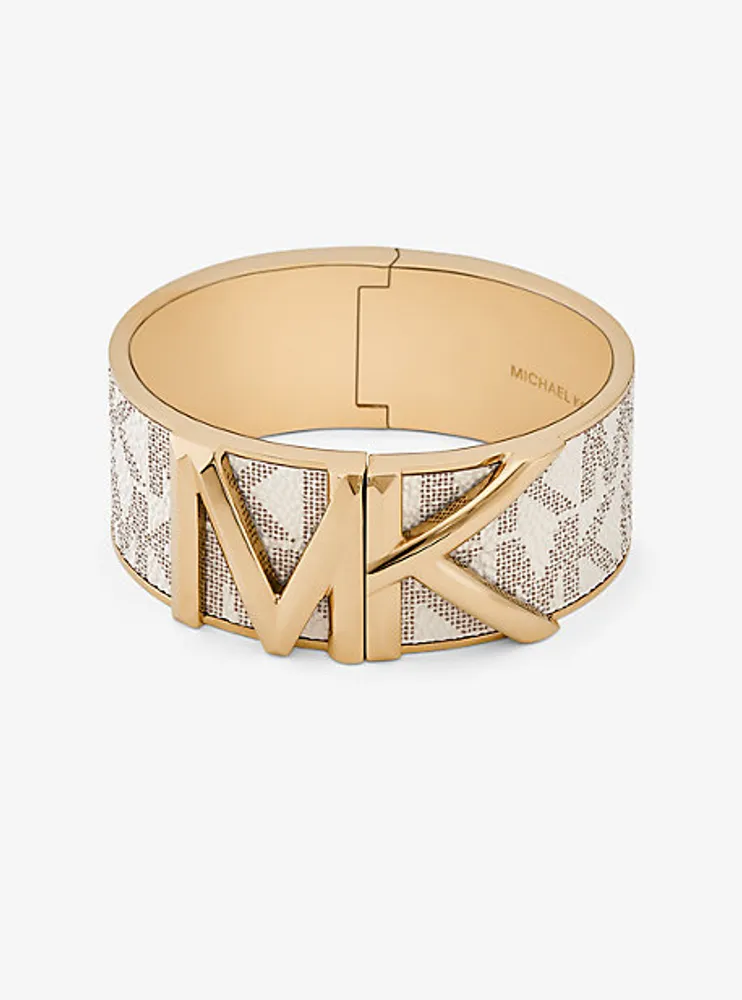 Fulton Gold-Tone Logo Bangle