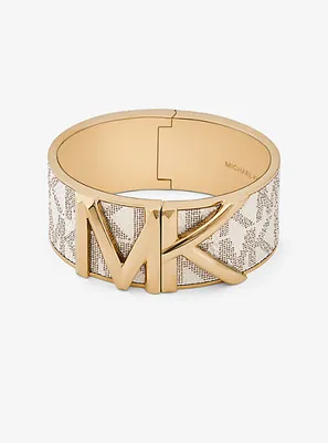 Fulton Gold-Tone Logo Bangle