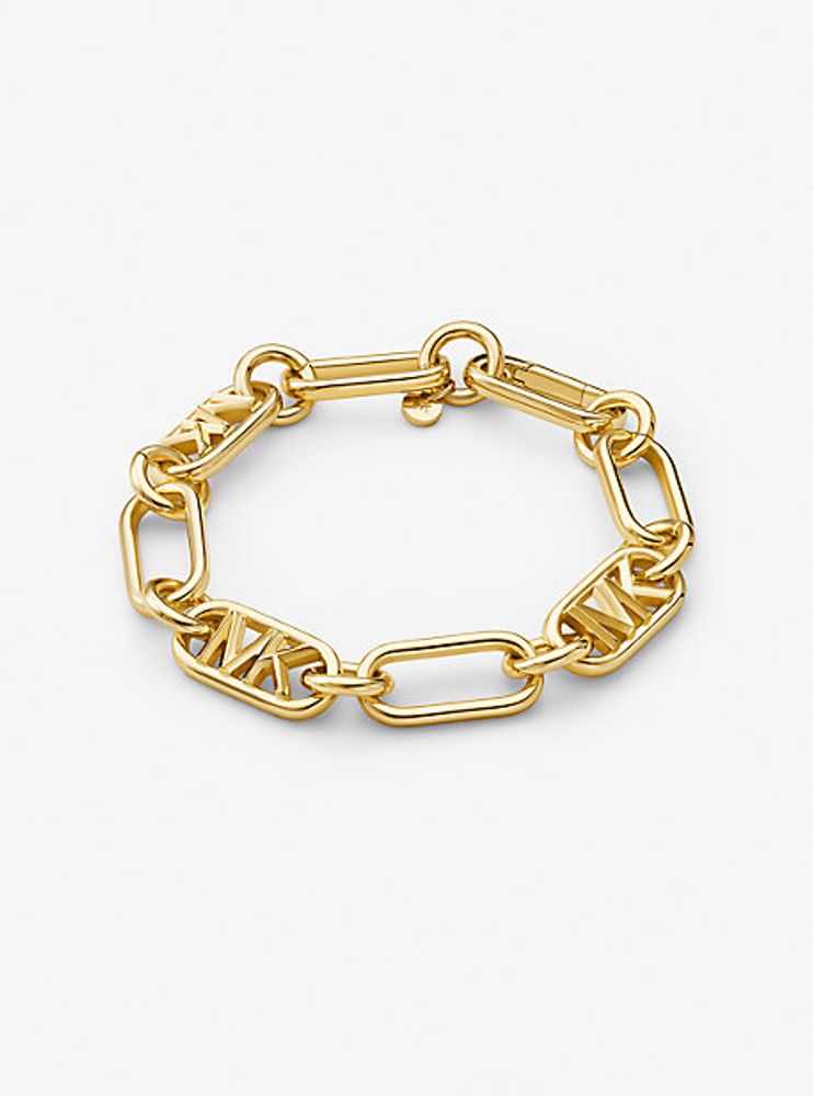 Precious MetalPlated Brass Chain Link Bracelet  Michael Kors