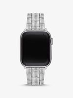 Pavé Silver-Tone Strap For Apple Watch®