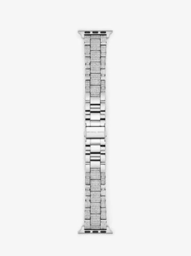 Pavé Silver-Tone Strap For Apple Watch®