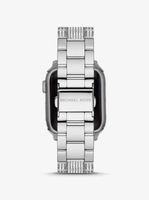 Pavé Silver-Tone Strap For Apple Watch®