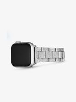 Pavé Silver-Tone Strap For Apple Watch®