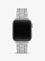 Pavé Silver-Tone Strap For Apple Watch®