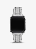 Pavé Silver-Tone Strap For Apple Watch®