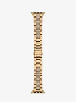 Bracelet doré à pavé pour Apple Watch®