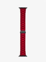 Bracelet en acier inoxydable rouge pour Apple Watch®