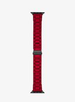 Bracelet en acier inoxydable rouge pour Apple Watch®