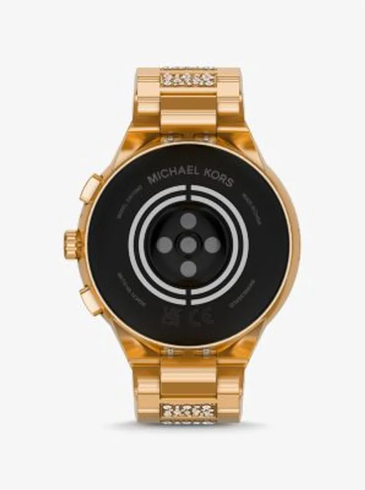 Gen 6 Camille Pavé Gold-Tone Smartwatch