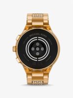 Gen 6 Camille Pavé Gold-Tone Smartwatch