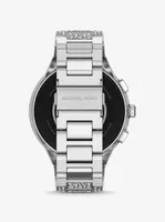 Gen 6 Camille Pavé Silver-Tone Smartwatch