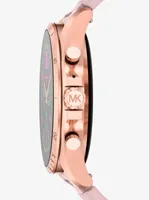 Gen 6 Bradshaw Rose Gold-Tone and Logo Silicone Smartwatch