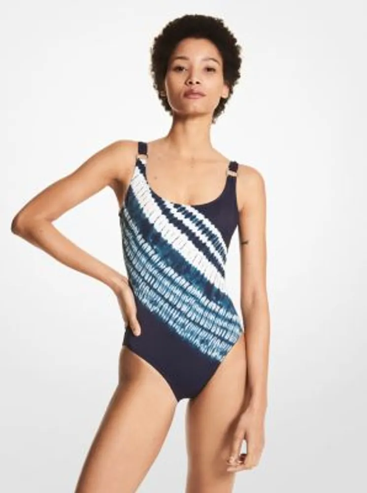 Tie Dye Nylon Blend Swimsuit