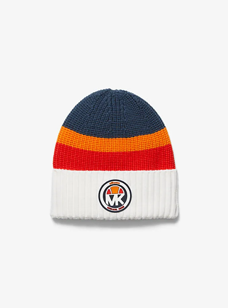 Michael Kors + MK X ellesse Ribbed Merino Wool Beanie | Galeries Capitale