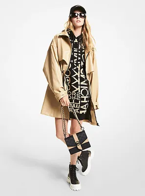 Anorak en faux cuir