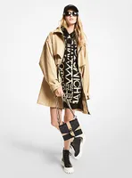 Faux Leather Anorak