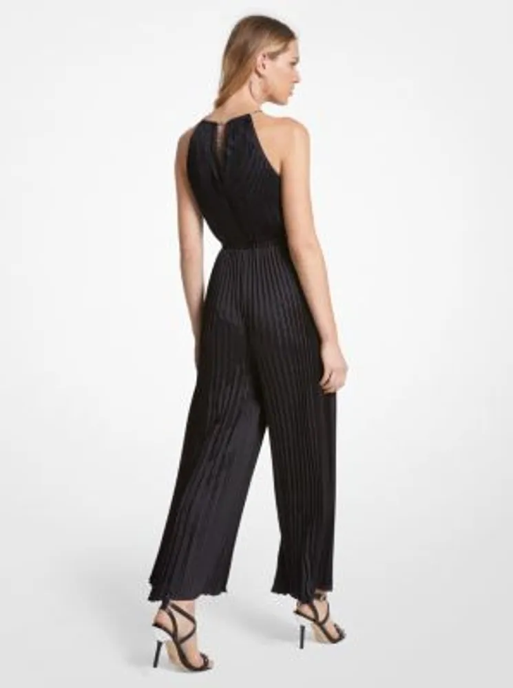 Ruffle Detail Halter Neck Jumpsuit