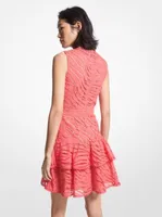 Zebra Eyelet Cotton Dress