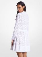 Eyelet Cotton Shirtdress