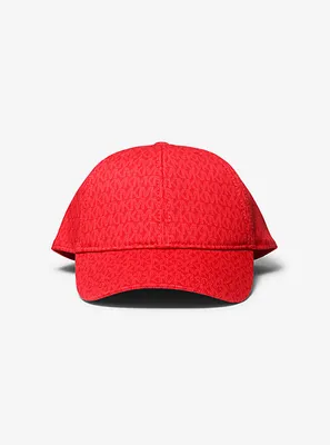 Logo Print Stretch Cotton Baseball Cap